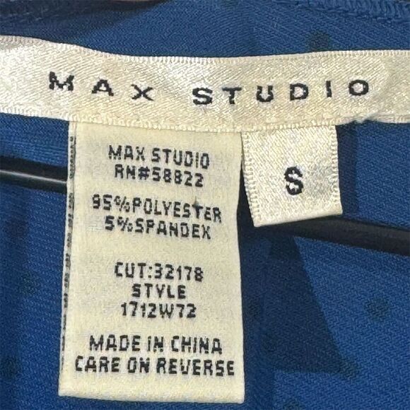Max Studio Ombre Cowl Neck Ruched Top S Slinky Indie Sleaze Going Out Blouse Y2K - Picture 7 of 8